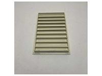 Marine stainless steel white coated ventilation grille - durable corrosion-resistant vent for maritime use - afbeelding 4 van  4