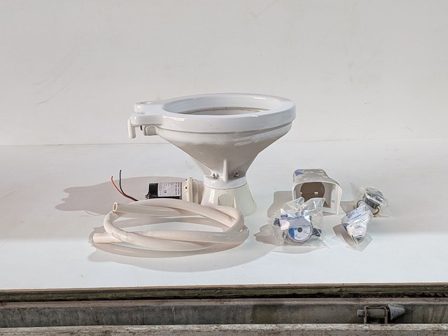Marine toilet jabsco, quiet flush toilet 37245-1092 - afbeelding 3 van  10