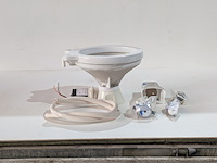Marine toilet jabsco, quiet flush toilet 37245-1092 - afbeelding 3 van  10