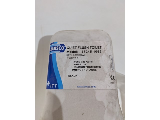 Marine toilet jabsco, quiet flush toilet 37245-1092 - afbeelding 6 van  10