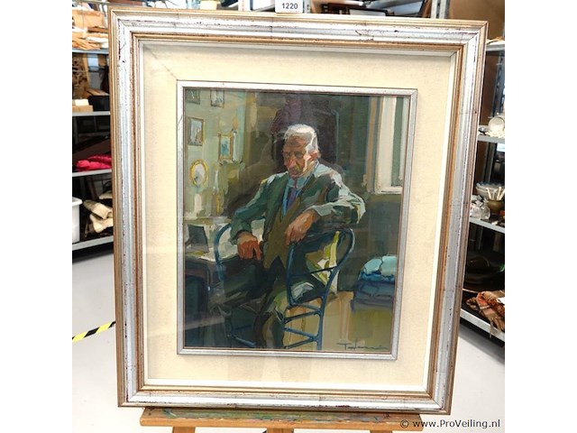 Mario tabacci olieverf op doek - afbeelding 2 van  5