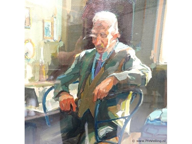 Mario tabacci olieverf op doek - afbeelding 3 van  5