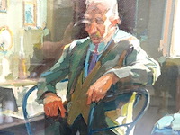 Mario tabacci olieverf op doek - afbeelding 3 van  5