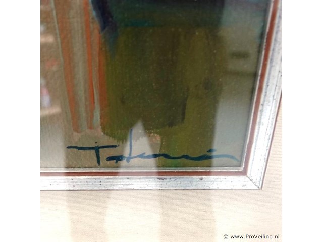 Mario tabacci olieverf op doek - afbeelding 4 van  5