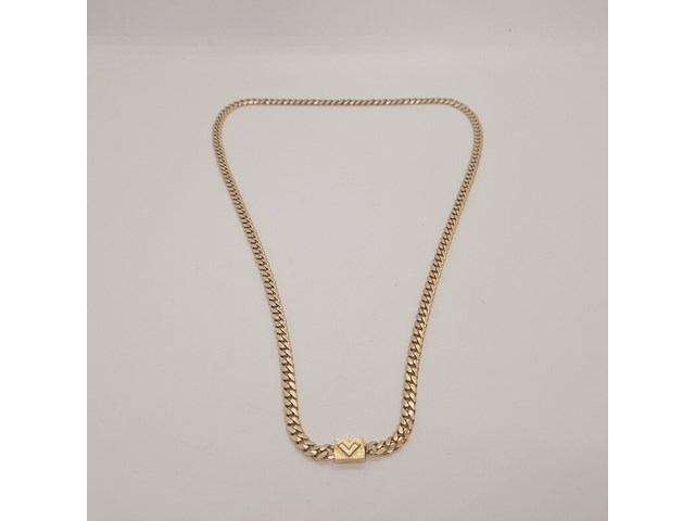 Mario valentino goldplated koningsketting / collier - afbeelding 2 van  4