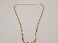 Mario valentino goldplated koningsketting / collier - afbeelding 2 van  4