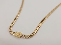 Mario valentino goldplated koningsketting / collier - afbeelding 3 van  4