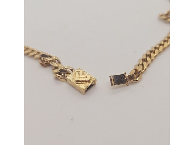 Mario valentino goldplated koningsketting / collier - afbeelding 4 van  4