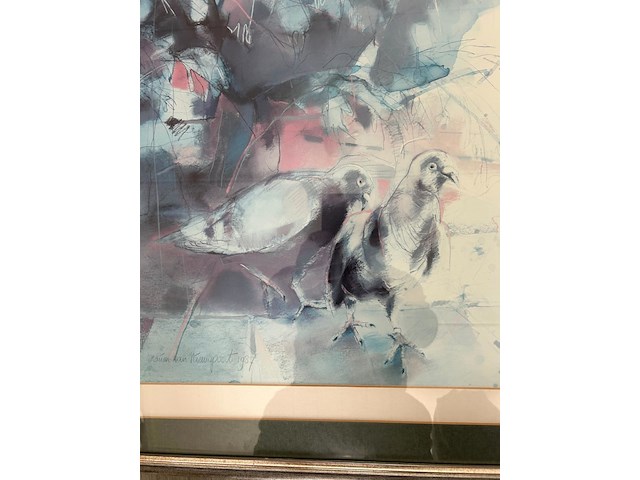 Marion van nieuwpoort (1950-2009) 'duiven' - afbeelding 2 van  7