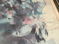 Marion van nieuwpoort (1950-2009) 'duiven' - afbeelding 3 van  7