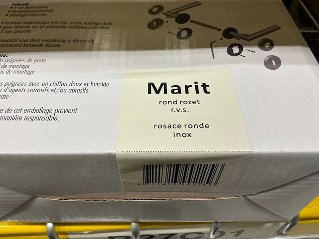 Marit rond rozet deurbeslag (29x) - afbeelding 3 van  3