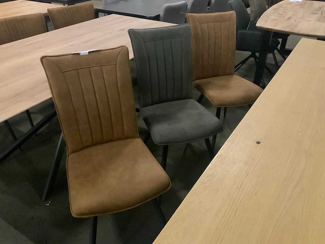 Marita bruto eetkamerstoel (3x) - afbeelding 1 van  6