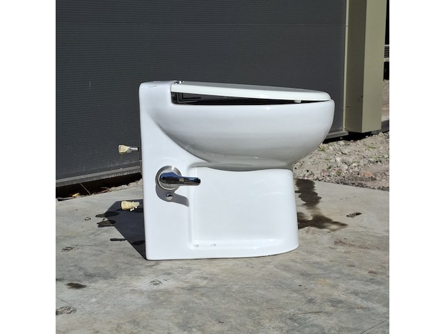 Maritiem toilet planus, wc artic standard 24v bianco - afbeelding 7 van  13