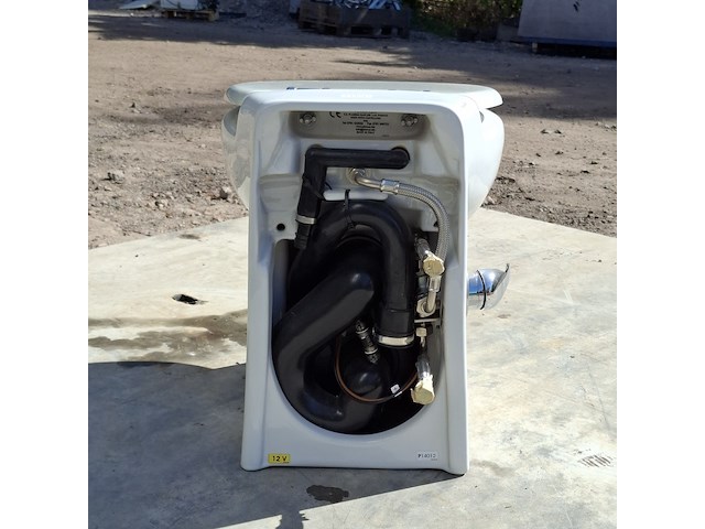 Maritiem toilet planus, wc artic standard 24v bianco - afbeelding 9 van  13