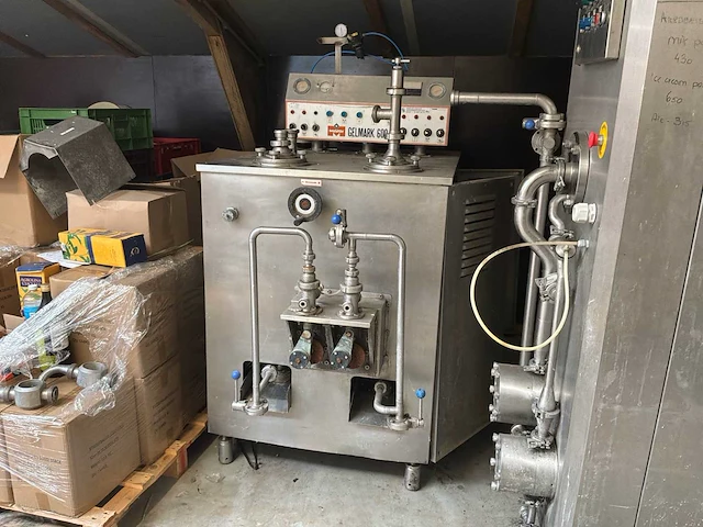 Mark gelmark 600 industriële continue ijsfreezer - afbeelding 1 van  15