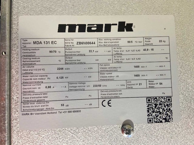 Mark mda131 ec warm water unit - afbeelding 4 van  7