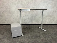 Markant - elektrisch zit-sta bureau 160x80 met ladeblok- ongebruikt - afbeelding 11 van  18