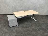 Markant - elektrisch zit-sta bureau 160x80 met ladeblok- ongebruikt - afbeelding 12 van  18