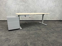 Markant - elektrisch zit-sta bureau 160x80 met ladeblok- ongebruikt - afbeelding 13 van  18