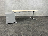 Markant - elektrisch zit-sta bureau 160x80 met ladeblok- ongebruikt - afbeelding 3 van  18