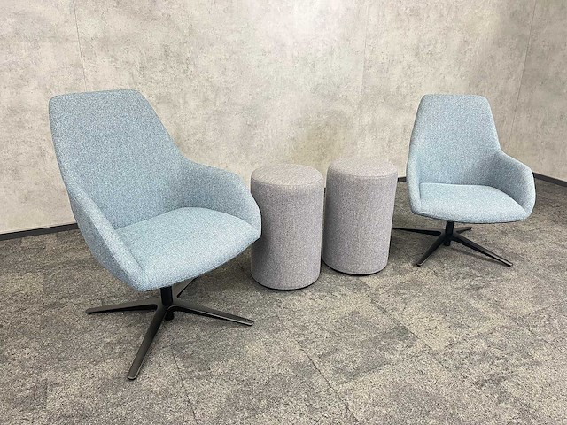 Markant - loungeset blauw/ grijs - ongebruikt - afbeelding 10 van  16