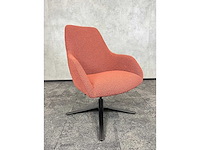 Markant - loungeset rood bouclé/ grijs - ongebruikt - afbeelding 5 van  6