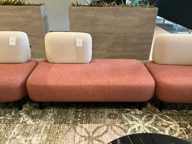 Markant bench 140 half-back links bankstel - afbeelding 1 van  4