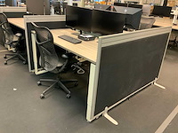 Markant bureau opstelling met scheidingswanden - afbeelding 4 van  11