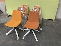 Markant lyon chair swivel auto-return vergaderstoel (6x)