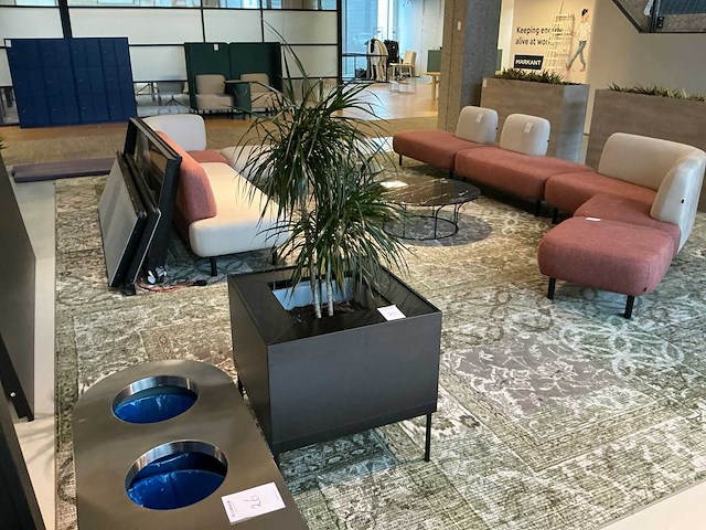 Markant plant met pot/tafel - afbeelding 3 van  4