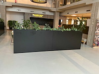 Markant roomdivider met kunstplanten (2x)