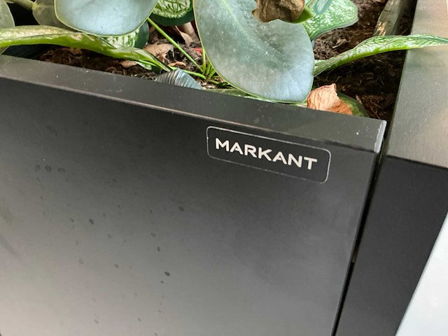 Markant roomdivider met kunstplanten (2x) - afbeelding 4 van  4