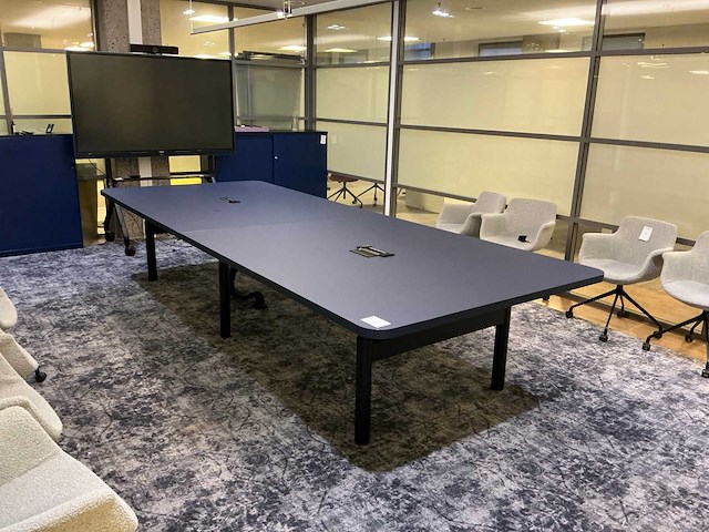 Markant stand-up electrisch verstelbare vergadertafel - afbeelding 2 van  5