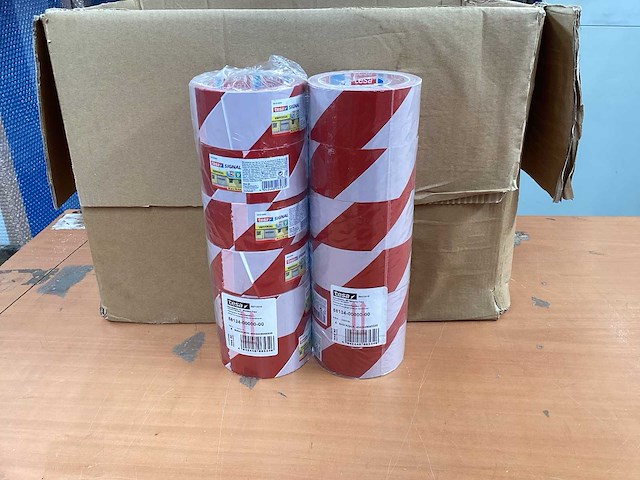 Markerings tape 66m x 50mm (79x) - afbeelding 2 van  4