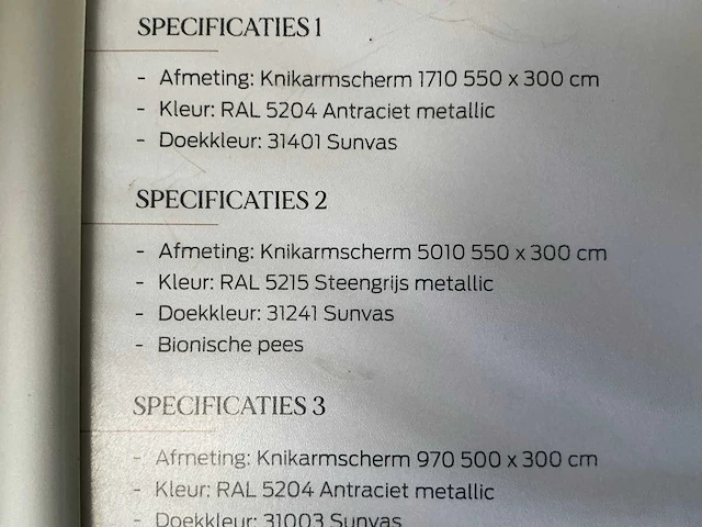 Markilux mx 5010 knikarm zonnescherm - afbeelding 5 van  6