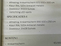 Markilux mx 990 knikarm zonnescherm - afbeelding 6 van  7