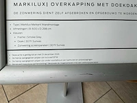 Markilux overkapping met doekdak - afbeelding 2 van  10