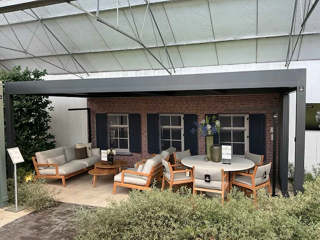 Markilux overkapping met doekdak - afbeelding 3 van  10