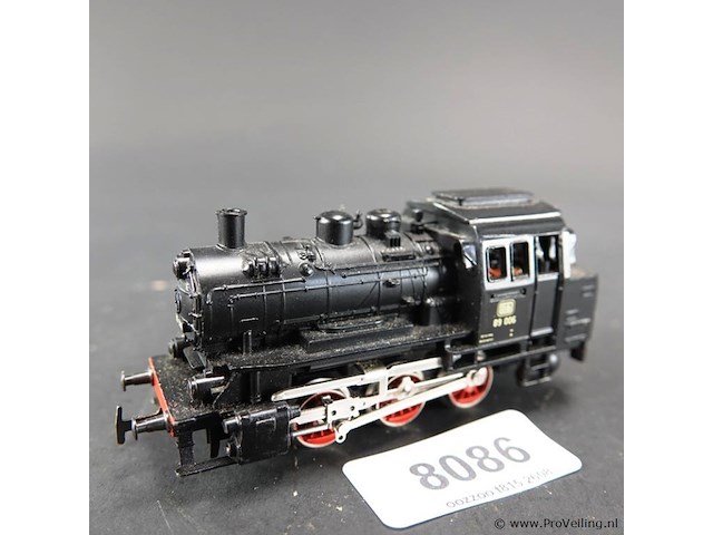 Märklin 3000 h0 tenderstoomlocomotief van de duitse spoorwegen (db), type br 89 (bedrijfsnummer 89 006) - afbeelding 1 van  6