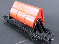 Märklin 4413 h0-kiepwagen (ook bekend onder verwante nummers zoals 4513) uit het tijdperk van de deutsche bundesbahn - afbeelding 4 van  5