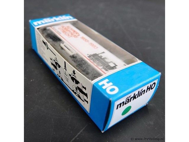 Märklin gesloten goederenwagen / koelwagen (type ichqrs 377) met de opdruk "kuyper's hobbyhuis utrecht 1958-1983", uitgebracht als jubileum- of reclamemodel. [1, 2] - afbeelding 3 van  3