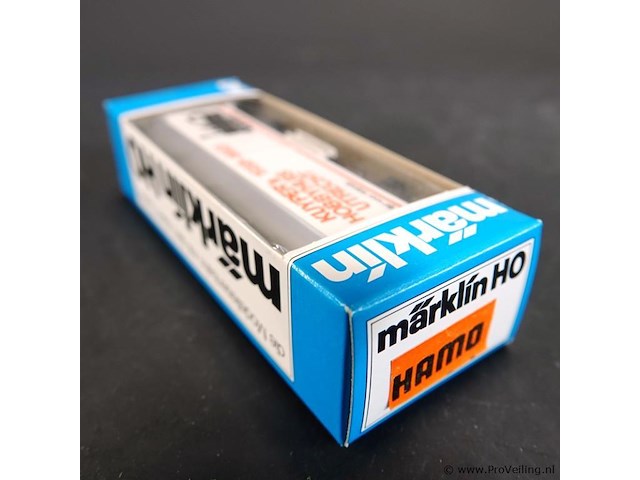 Märklin gesloten goederenwagen / koelwagen (type ichqrs 377) met de opdruk "kuyper's hobbyhuis utrecht 1958-1983", uitgebracht als jubileum- of reclamemodel. [1, 2] - afbeelding 3 van  3