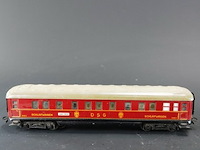 Märklin h0 346/3 schlafwagen (slaaprijtuig) van de dsg uit de jaren 50, uitgevoerd als klassieke blikken 'schürzenwagen' - afbeelding 2 van  5