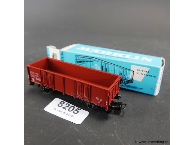 Märklin hogeboord goederenwagen (open goederenwagen) van de nederlandse spoorwegen (ns) - afbeelding 1 van  3
