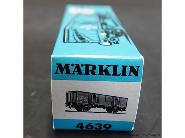 Märklin hogeboord goederenwagen (open goederenwagen) van de nederlandse spoorwegen (ns) - afbeelding 3 van  3