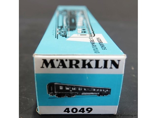 Märklin nederlandse spoorwegen (ns) plan d personenrijtuig (2e klasse, bedrijfsnummer b 6692) - afbeelding 3 van  3