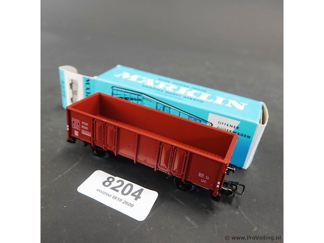 Märklin open goederenwagon (hogeboordwagon) van de nederlandse spoorwegen (ns) - afbeelding 1 van  3