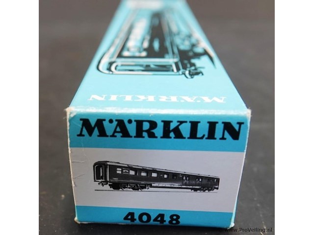 Märklin postrijtuig (bedrijfsnummer p 7939) van de nederlandse spoorwegen / nederlandse posterijen - afbeelding 3 van  3
