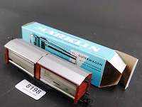 Märklin schuifdak- en schuifwandwagen (bouwserie tbis 870) van de duitse spoorwegen (db) - afbeelding 1 van  3