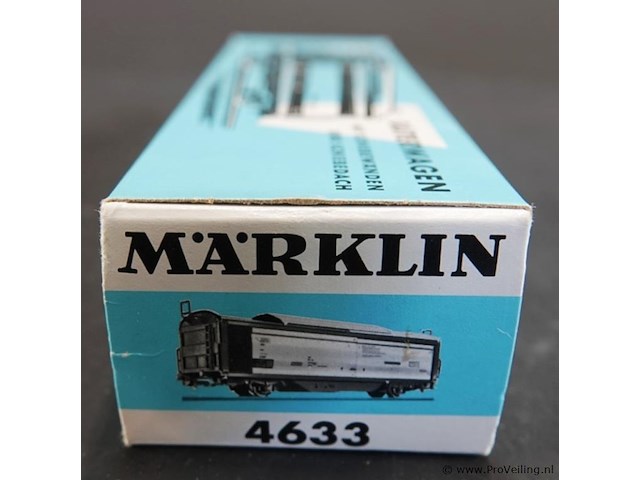 Märklin schuifdak- en schuifwandwagen (bouwserie tbis 870) van de duitse spoorwegen (db) - afbeelding 3 van  3